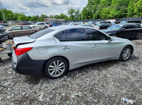 JN1CV7AR7HM680894 2017 INFINITI Q50 Silver Rear right