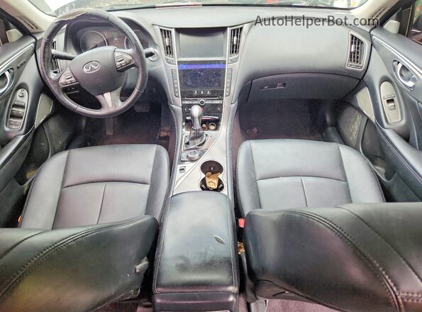 JN1CV7AR7HM680894 2017 INFINITI Q50 Silver Dashboard view