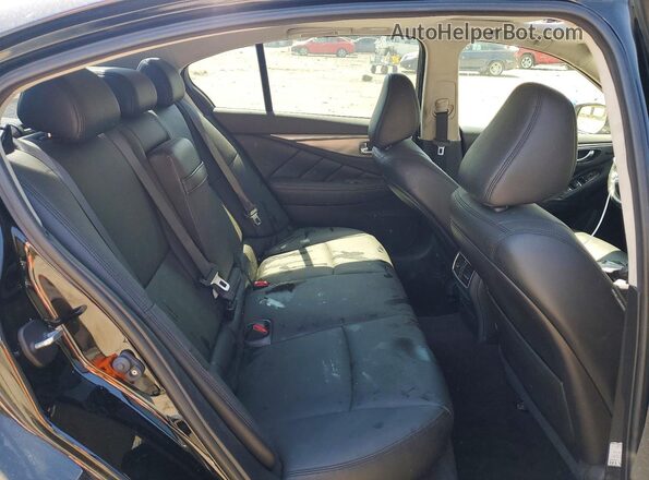 JN1CV7AR8GM253366 2016 INFINITI Q50 Black Vista de los asientos traseros