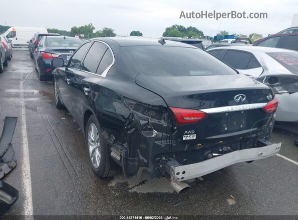 JN1CV7AR9JM280356 2018 INFINITI Q50 Black Հետևի ձախ