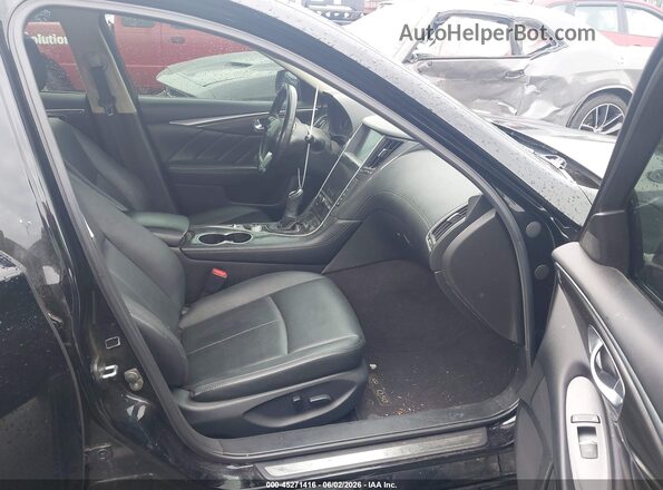 JN1CV7AR9JM280356 2018 INFINITI Q50 Black Սալոնի դիմացի տեսք