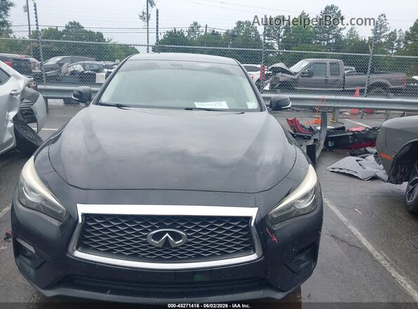 JN1CV7AR9JM280356 2018 INFINITI Q50 Black Սարքավորումների վահանակի տեսք