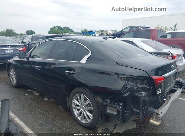 JN1CV7AR9JM280356 2018 INFINITI Q50 Black Սալոնի 360 աստիճան տեսք