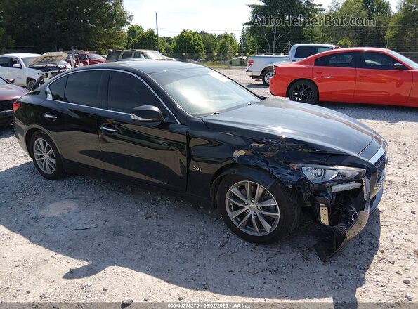 JN1CV7ARXHM682610 2017 INFINITI Q50 Black Front view