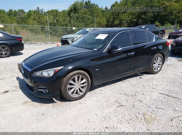 JN1CV7ARXHM682610 2017 INFINITI Q50 Black Front left