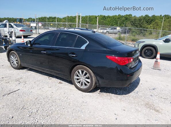 JN1CV7ARXHM682610 2017 INFINITI Q50 Black Rear left
