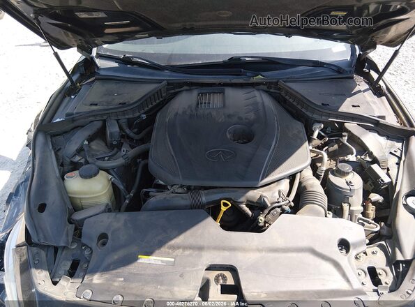 JN1CV7ARXHM682610 2017 INFINITI Q50 Black Rear view
