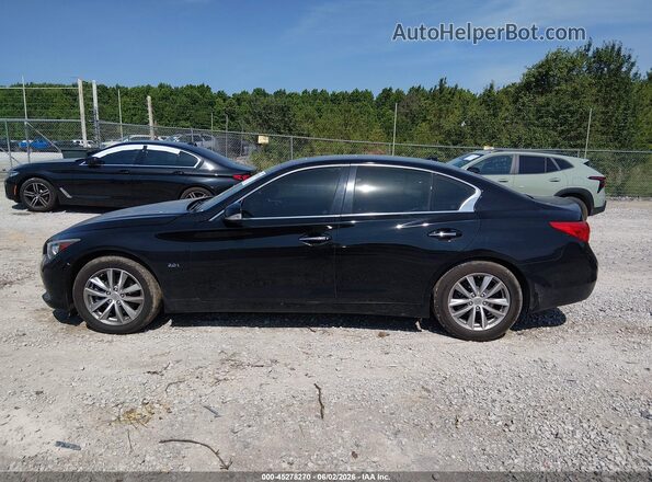 JN1CV7ARXHM682610 2017 INFINITI Q50 Black 360 interior view