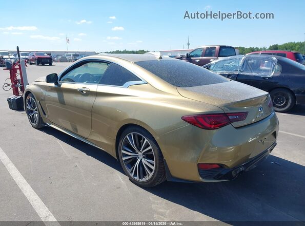 JN1CV7EK6JM200217 2018 INFINITI Q60 Gold Задня ліва чверть