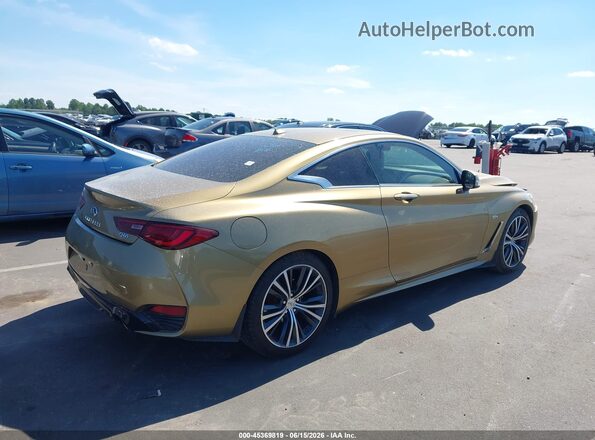 JN1CV7EK6JM200217 2018 INFINITI Q60 Gold Задня права чверть