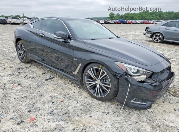 JN1CV7EK7JM200548 2018 INFINITI Q60 Black წინა მარჯვენა