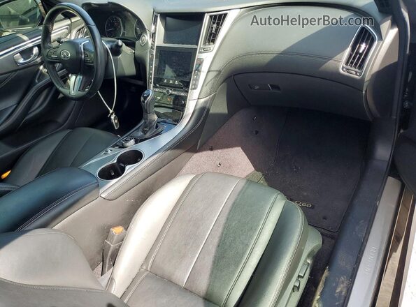 JN1CV7EK7JM200548 2018 INFINITI Q60 Black წინა პანელის ხედი