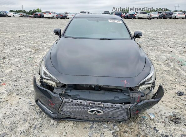 JN1CV7EK7JM200548 2018 INFINITI Q60 Black წინა ხედი