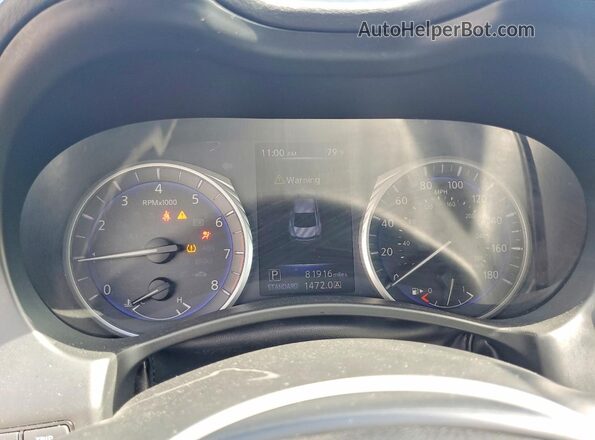 JN1CV7EK7JM200548 2018 INFINITI Q60 Black ხელსაწყოთა პანელის ხედი