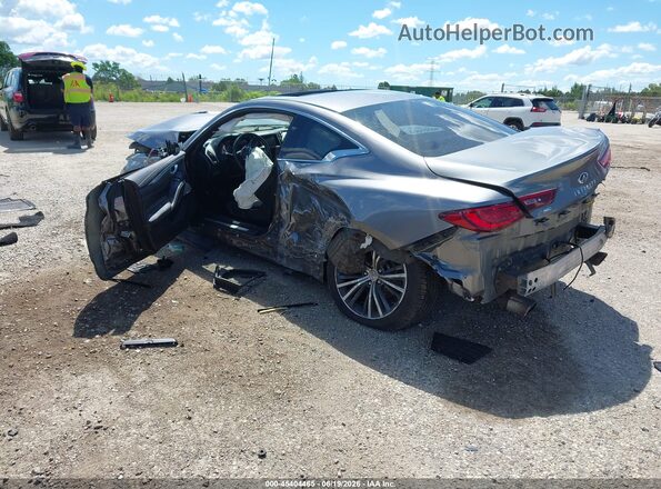 JN1CV7EL2HM320504 2017 INFINITI Q60 Серый Задняя левая четверть