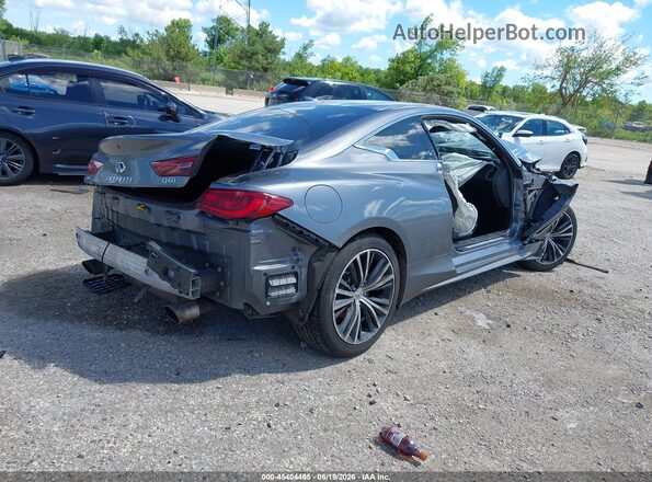 JN1CV7EL2HM320504 2017 INFINITI Q60 Серый Задняя правая четверть