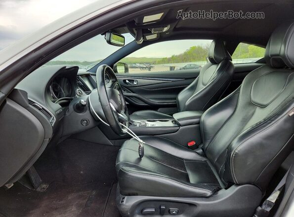 JN1CV7EL6HM320845 2017 INFINITI Q60 White Vista interior delantera