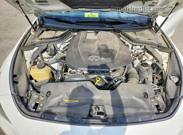 JN1CV7EL6HM320845 2017 INFINITI Q60 White Vista interior trasera