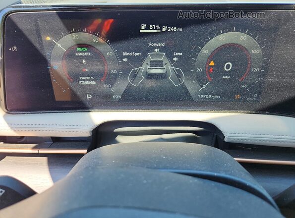 JN1DF0BB5PM704036 2023 NISSAN ARIYA Gray Вид щитка приладів