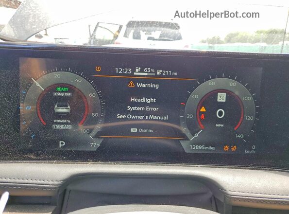 JN1DF0BB5RM737637 2024 NISSAN ARIYA Gray ხელსაწყოთა პანელის ხედი