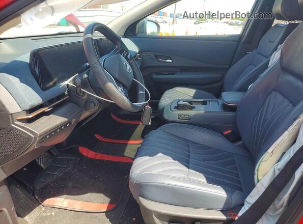 JN1DF0CD0RM737738 2024 NISSAN ARIYA Red Vista interior delantera