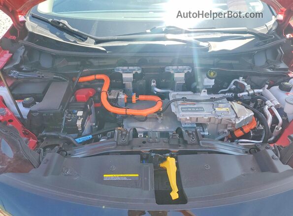 JN1DF0CD0RM737738 2024 NISSAN ARIYA Red Vista del compartimento del motor