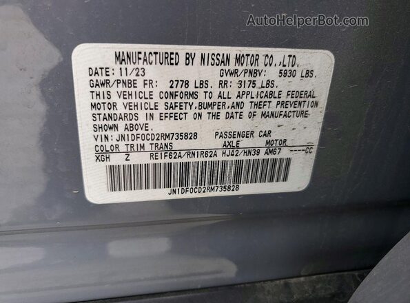 JN1DF0CD2RM735828 2024 NISSAN ARIYA Blue 