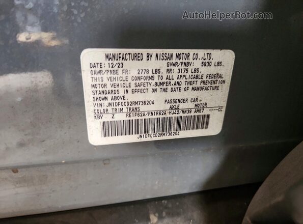 JN1DF0CD2RM736204 2024 NISSAN ARIYA Gray 