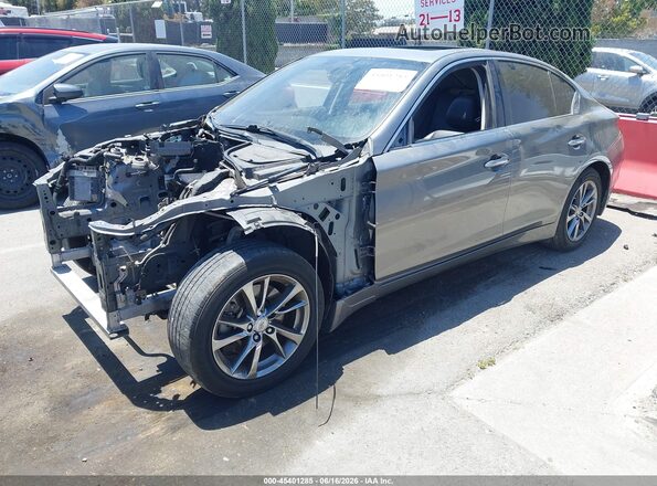 JN1EV7AP0HM740053 2017 INFINITI Q50 Gray Przód lewy
