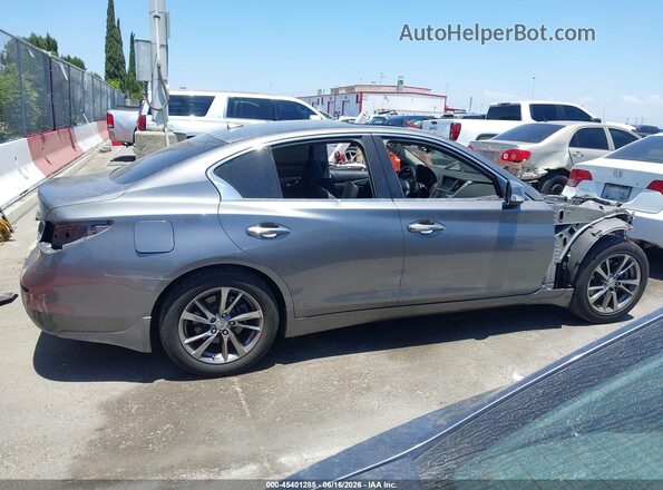 JN1EV7AP0HM740053 2017 INFINITI Q50 Gray Widok zestawu wskaźników