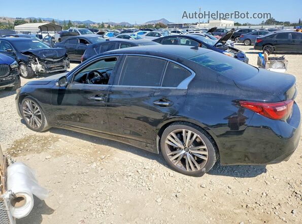 JN1EV7AP0JM352939 2018 INFINITI Q50 Black Trasero izquierdo