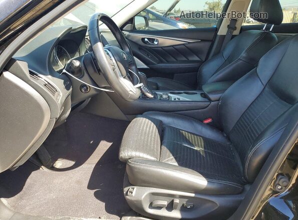 JN1EV7AP0JM352939 2018 INFINITI Q50 Black Vista interior delantera