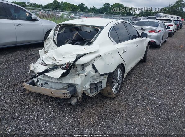 JN1EV7AP0JM354206 2018 INFINITI Q50 White Հետևի աջ