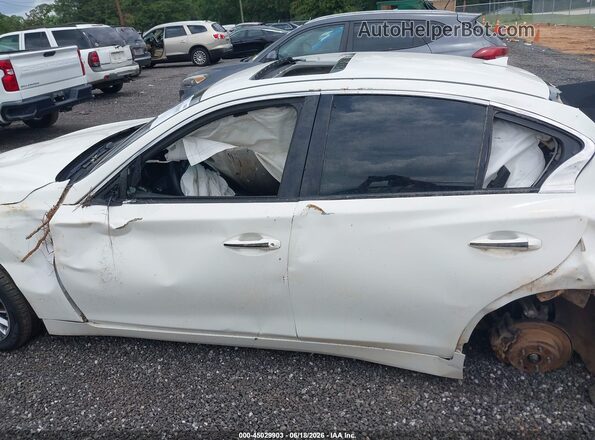 JN1EV7AP0JM354206 2018 INFINITI Q50 White Սալոնի հետևի տեսք