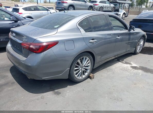 JN1EV7AP0JM366744 2018 INFINITI Q50 Gray Задня права чверть
