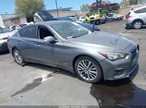 JN1EV7AP0JM366744 2018 INFINITI Q50 Gray Панорамний вид салону 360°