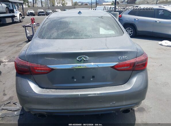 JN1EV7AP0JM366744 2018 INFINITI Q50 Gray 
