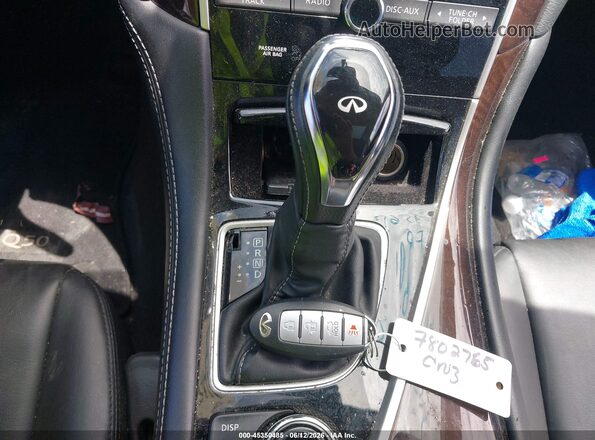 JN1EV7AP0JM366744 2018 INFINITI Q50 Gray Вид панелі приладів