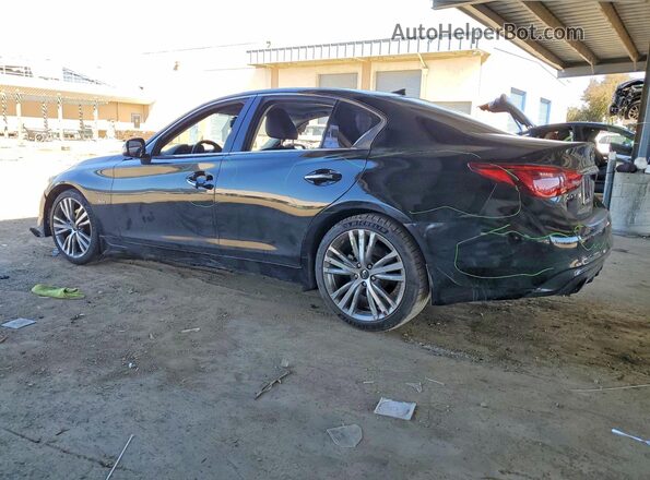 JN1EV7AP0JM591150 2018 INFINITI Q50 Black Tył lewy