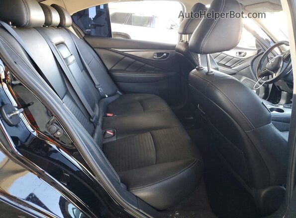 JN1EV7AP0JM591150 2018 INFINITI Q50 Black Widok tylnych siedzeń
