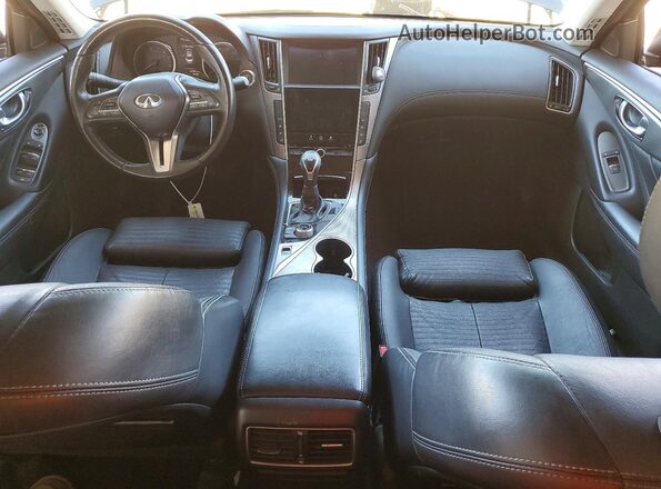 JN1EV7AP0JM591150 2018 INFINITI Q50 Black Widok deski rozdzielczej