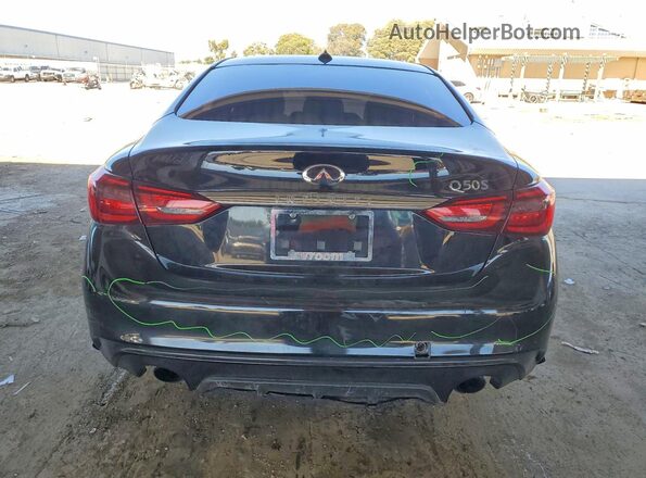 JN1EV7AP0JM591150 2018 INFINITI Q50 Black Widok z tyłu