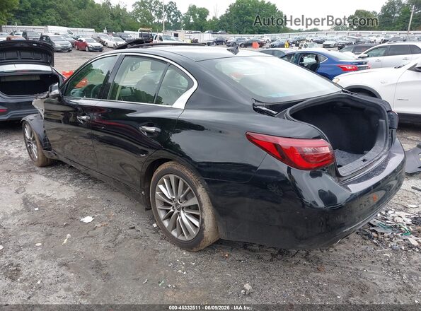 JN1EV7AP0JM591634 2018 INFINITI Q50 Black Հետևի ձախ