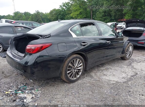 JN1EV7AP0JM591634 2018 INFINITI Q50 Black Հետևի աջ