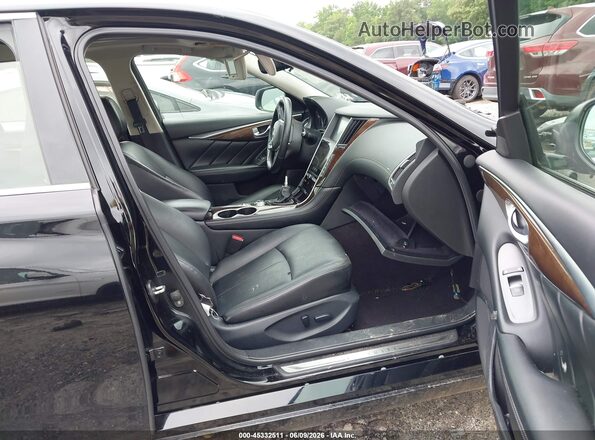 JN1EV7AP0JM591634 2018 INFINITI Q50 Black Սալոնի դիմացի տեսք