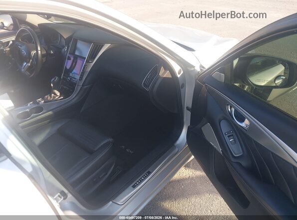 JN1EV7AP0KM510844 2019 INFINITI Q50 Silver წინა სალონის ხედი