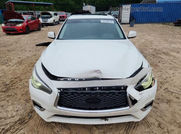 JN1EV7AP0LM205605 2020 INFINITI Q50 White Vista frontal