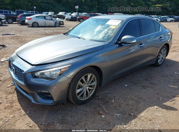 JN1EV7AP0MM701666 2021 INFINITI Q50 Black Vista tres cuartos delantera izquierda