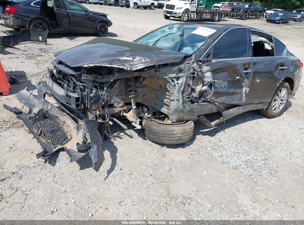 JN1EV7AP1HM730695 2017 INFINITI Q50 Brown წინა მარცხენა ხედი სამი მეოთხედიდან