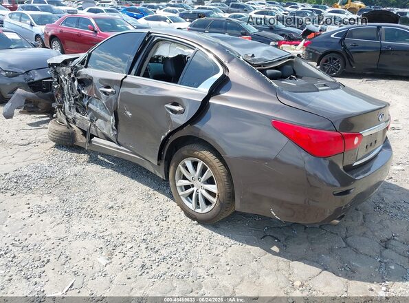 JN1EV7AP1HM730695 2017 INFINITI Q50 Brown უკანა მარცხენა